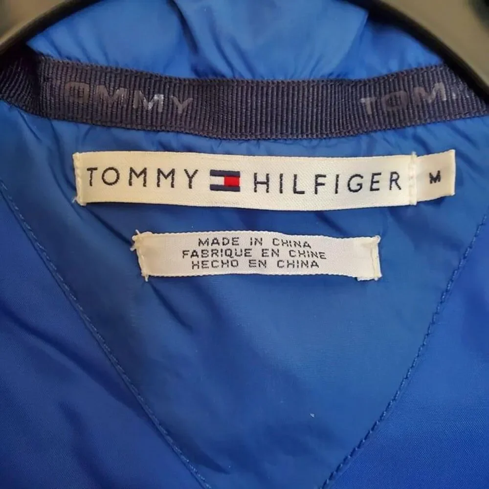 Tommy Hilfiger Womens  Vest Blue M Feather Down Puffer Ski Jacket